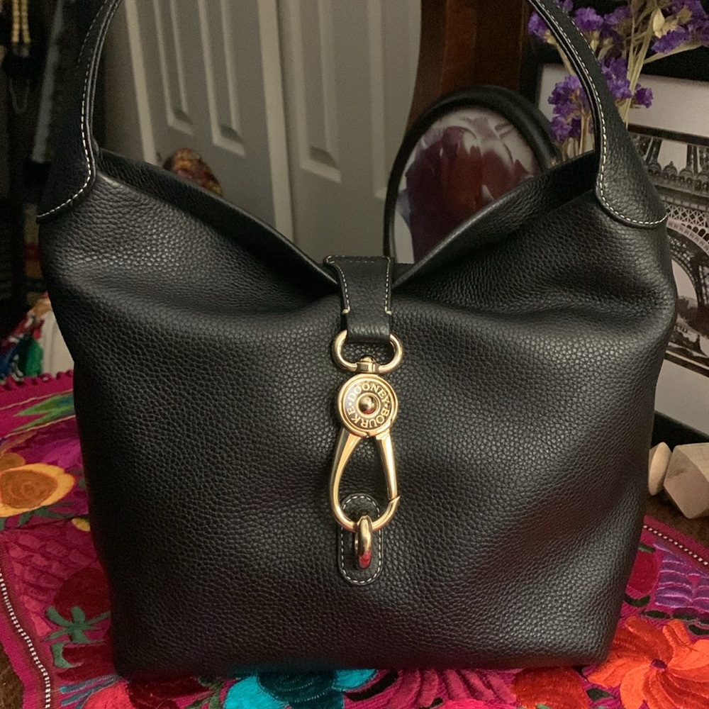 DOONEY & BOURKE small pebble grain logo lock sac